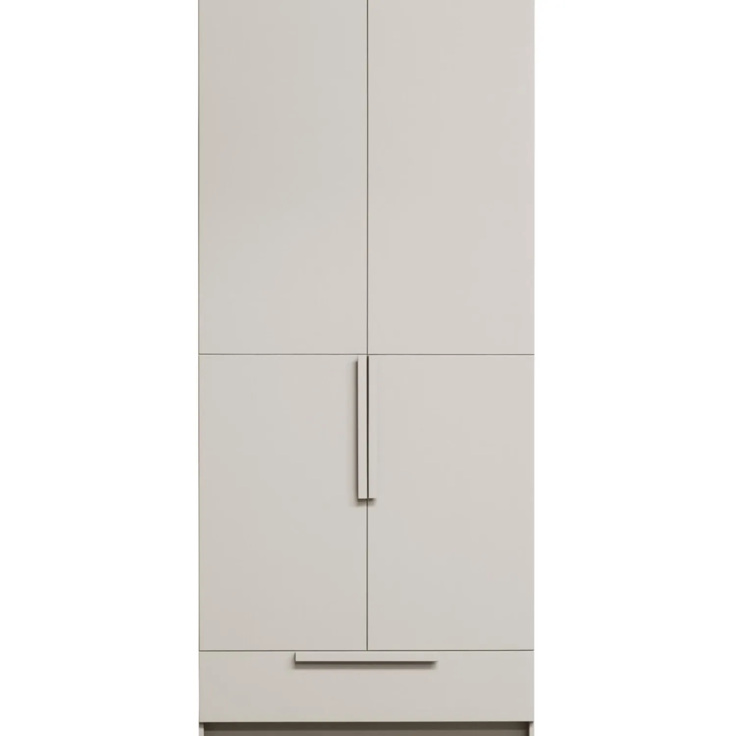 Discount WOOOD Pure 2-deurs hangkast - splitdeur grenen dust