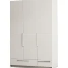 WOOOD Pure 3-deurs hang/legkast - splitdeur grenen dust