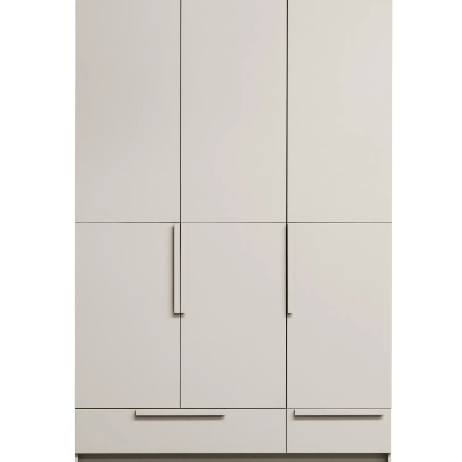 WOOOD Pure 3-deurs hang/legkast - splitdeur grenen dust
