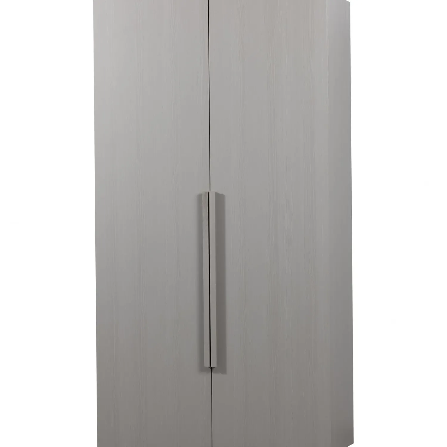 Clearance WOOOD Rens 2-deurs hang/legkast greep lang noten/pebble grey