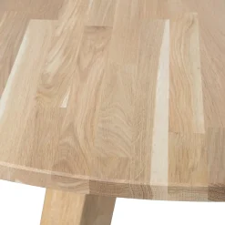 Clearance WOOOD Rhonda eettafel ø129 cm eiken naturel Naturel mat