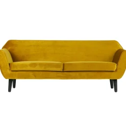 Online WOOOD Rocco bank 187 cm velvet Oker