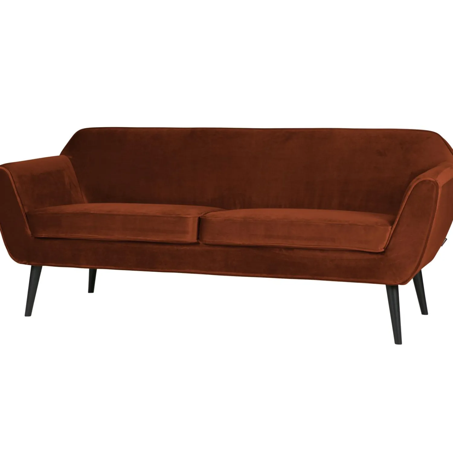 Online WOOOD Rocco bank 187 cm velvet Roest