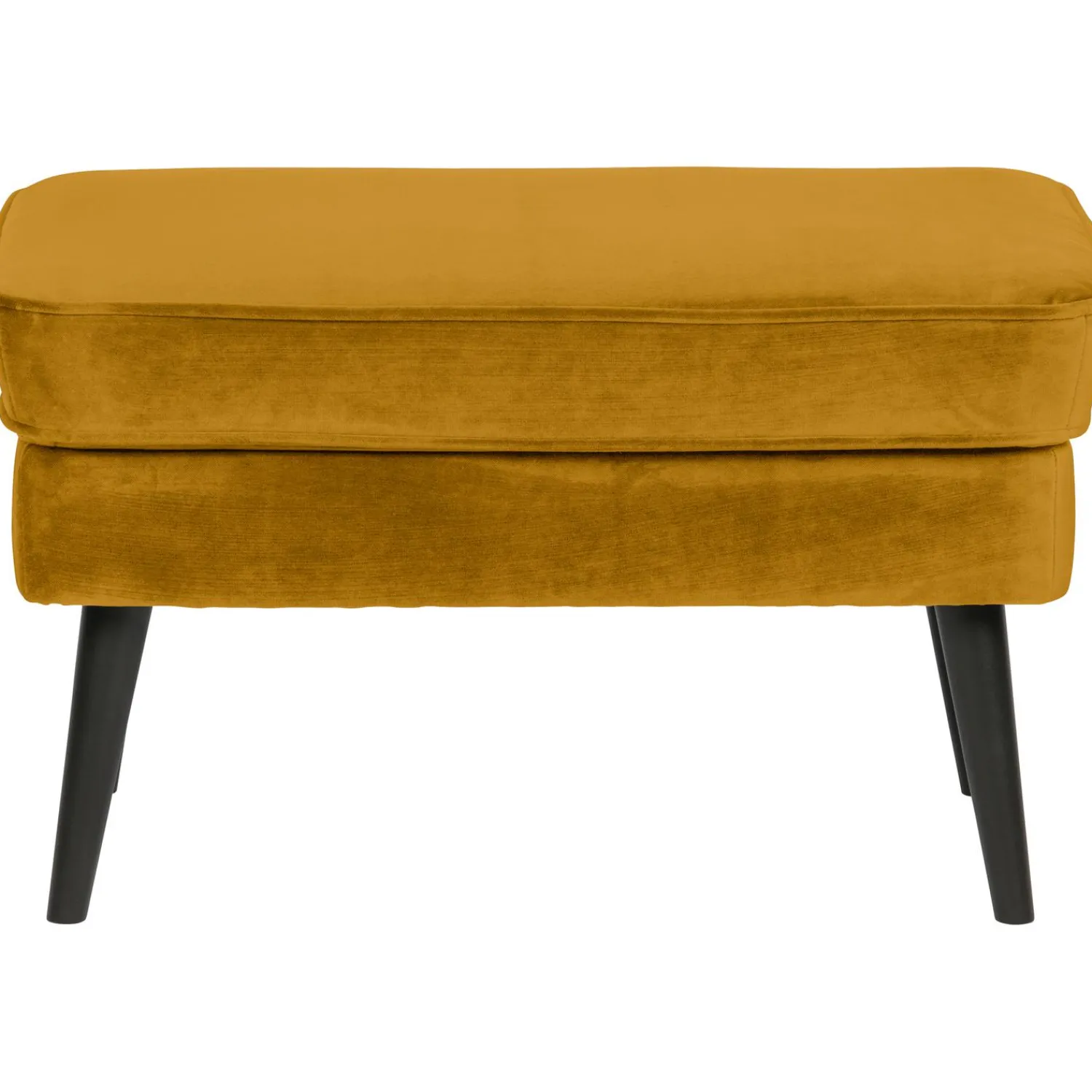 Discount WOOOD Rocco hocker velvet Oker