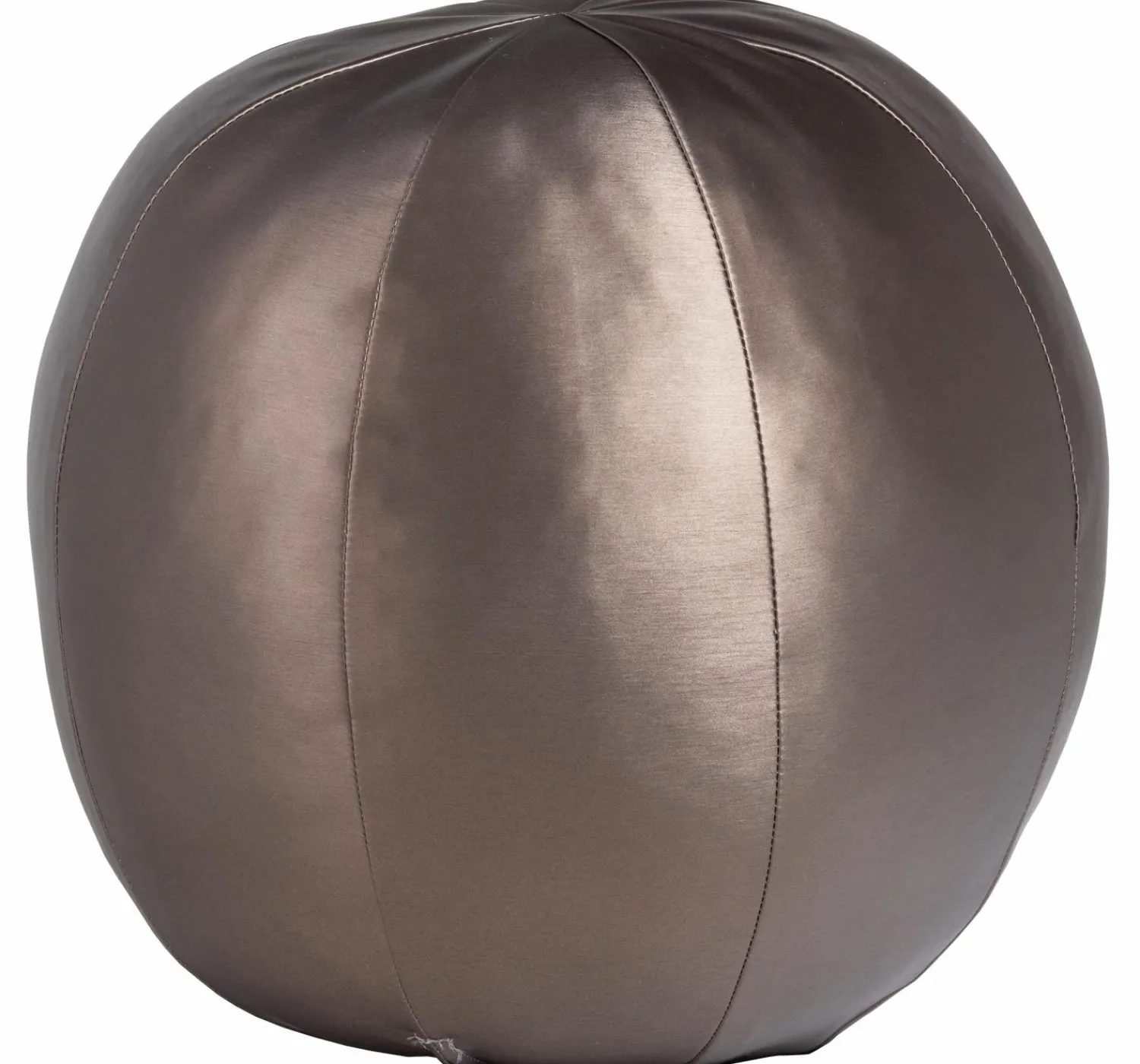 Outlet WOOOD Rodeo bal kussen groot metallic koper bruin