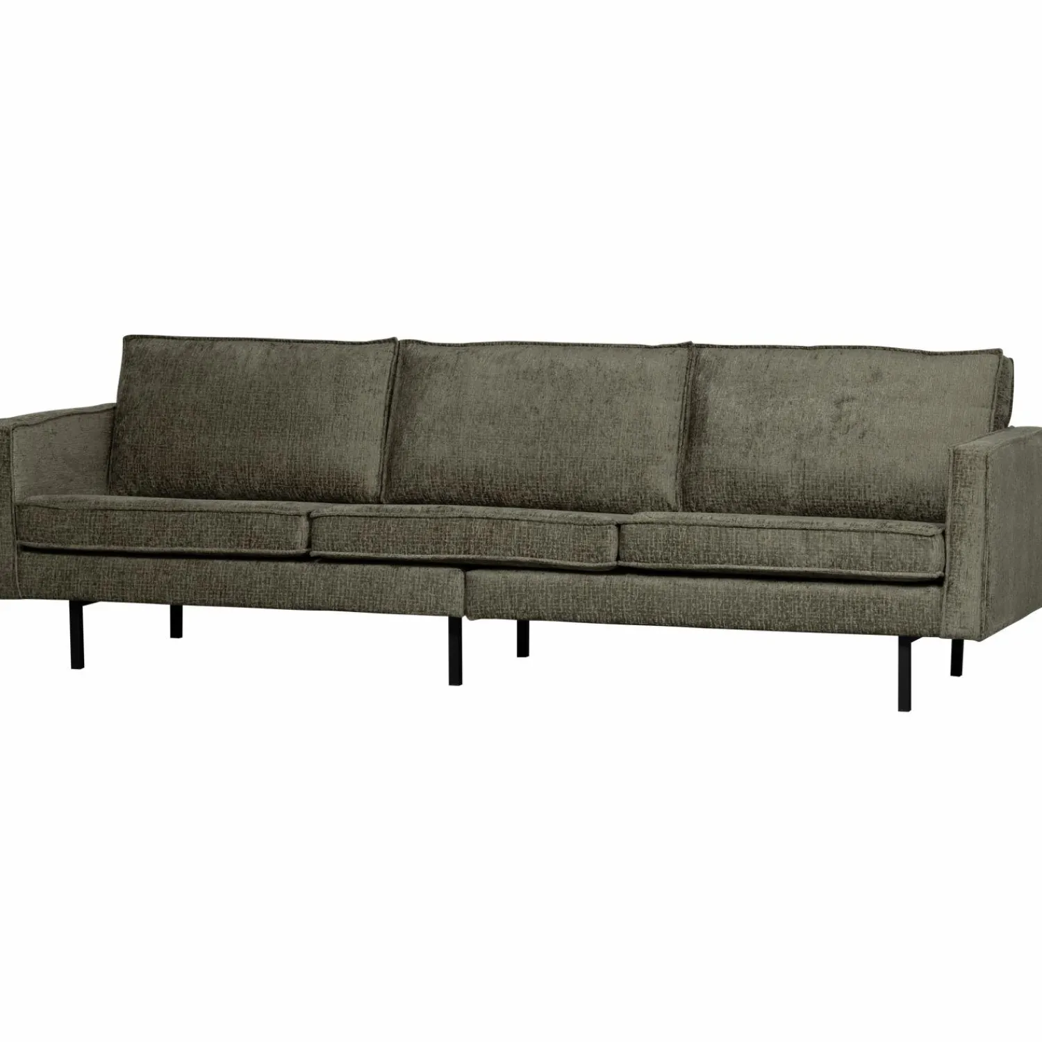 Best WOOOD Rodeo bank 3-zits structure velvet Frost
