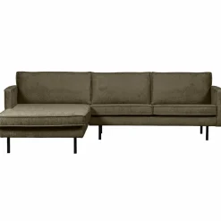 New WOOOD Rodeo chaise longue links structure velvet Bonsai