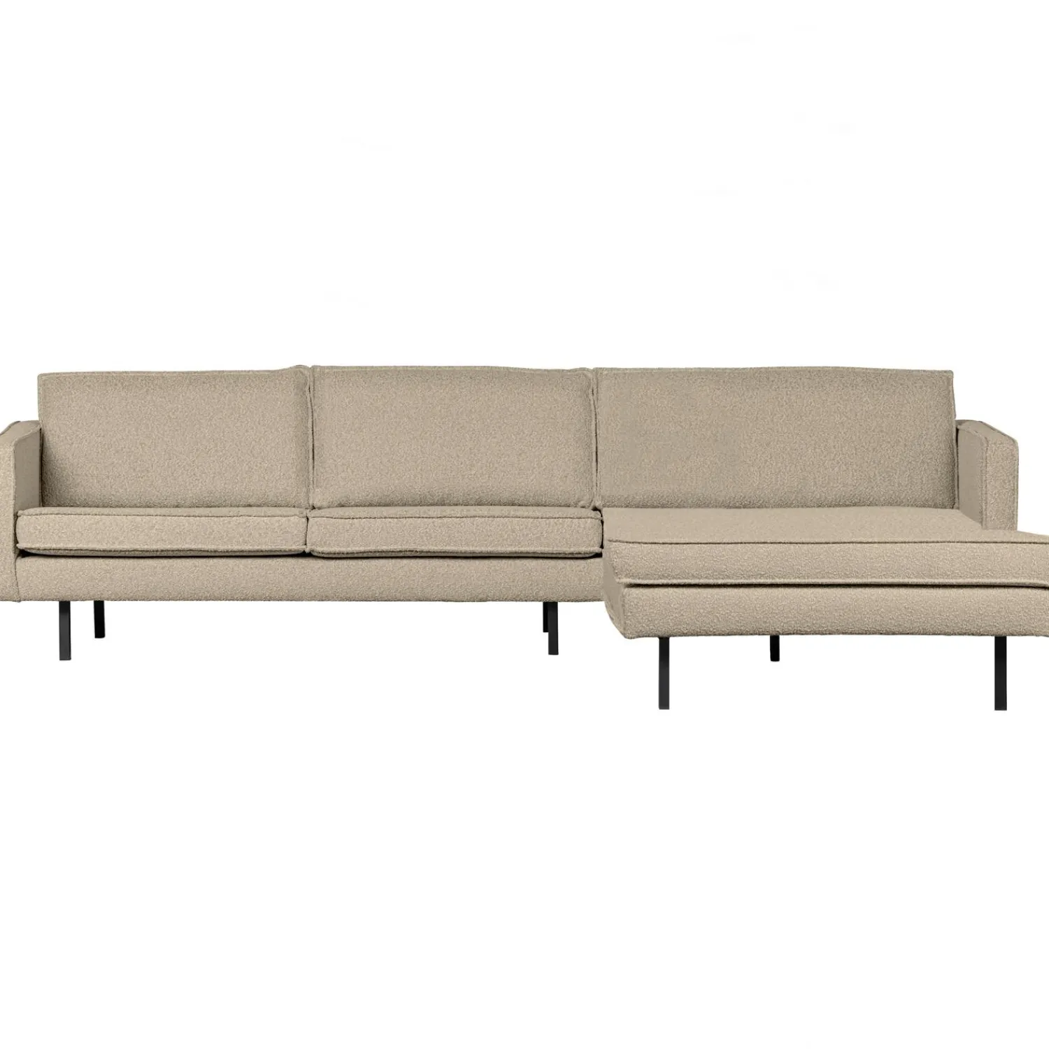 Hot WOOOD Rodeo chaise longue rechts bouclé Beige