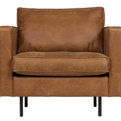 Discount WOOOD Rodeo classic fauteuil ecoleer Cognac