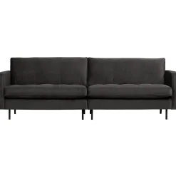 Hot WOOOD Rodeo classic 3-zits bank velvet Antraciet