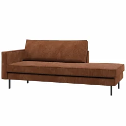 WOOOD Rodeo daybed links ribstof Roestbruin