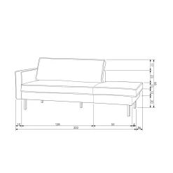 Clearance WOOOD Rodeo daybed links velvet Pistache
