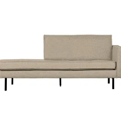Hot WOOOD Rodeo daybed rechts bouclé Beige