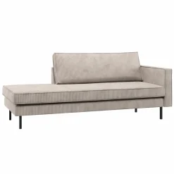 WOOOD Rodeo daybed rechts ribstof ecru