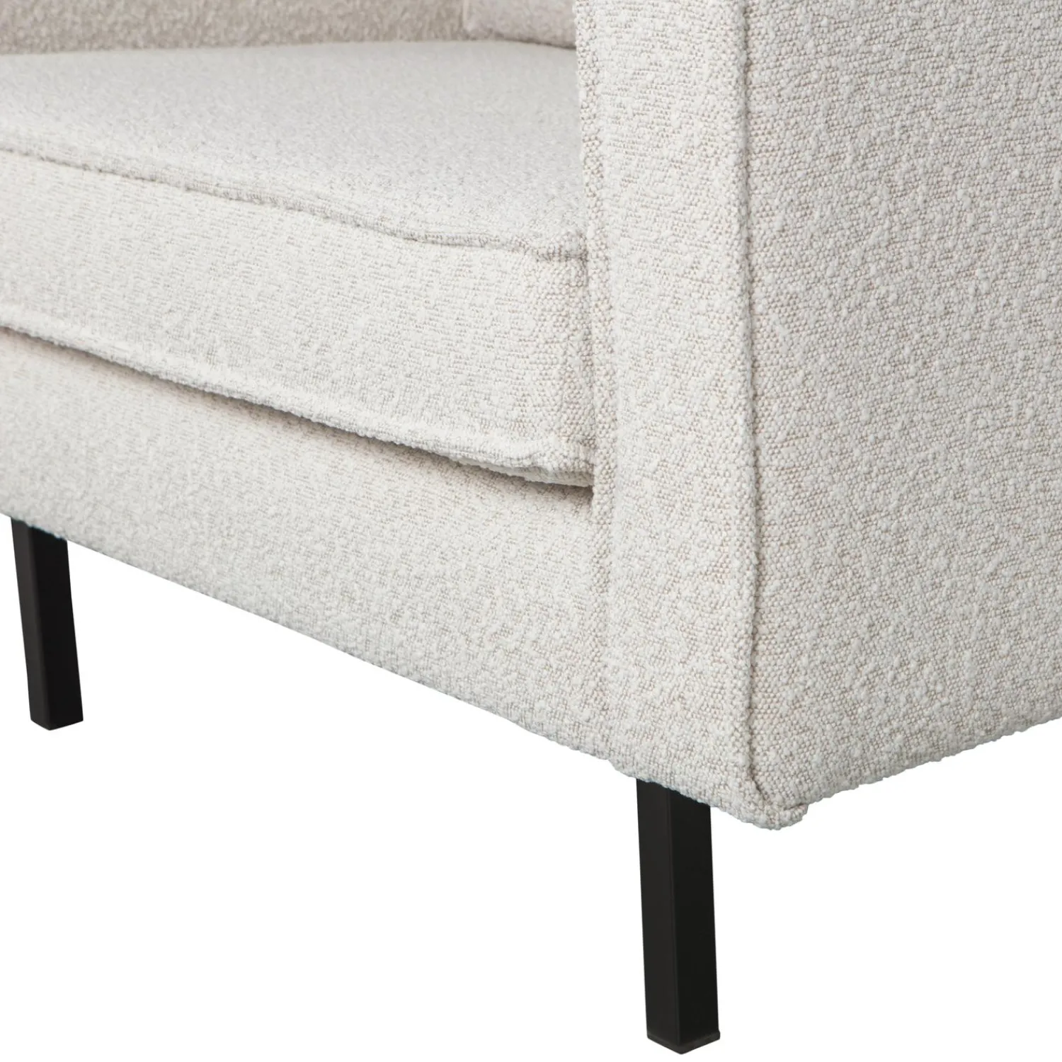 New WOOOD Rodeo fauteuil bouclé Naturel