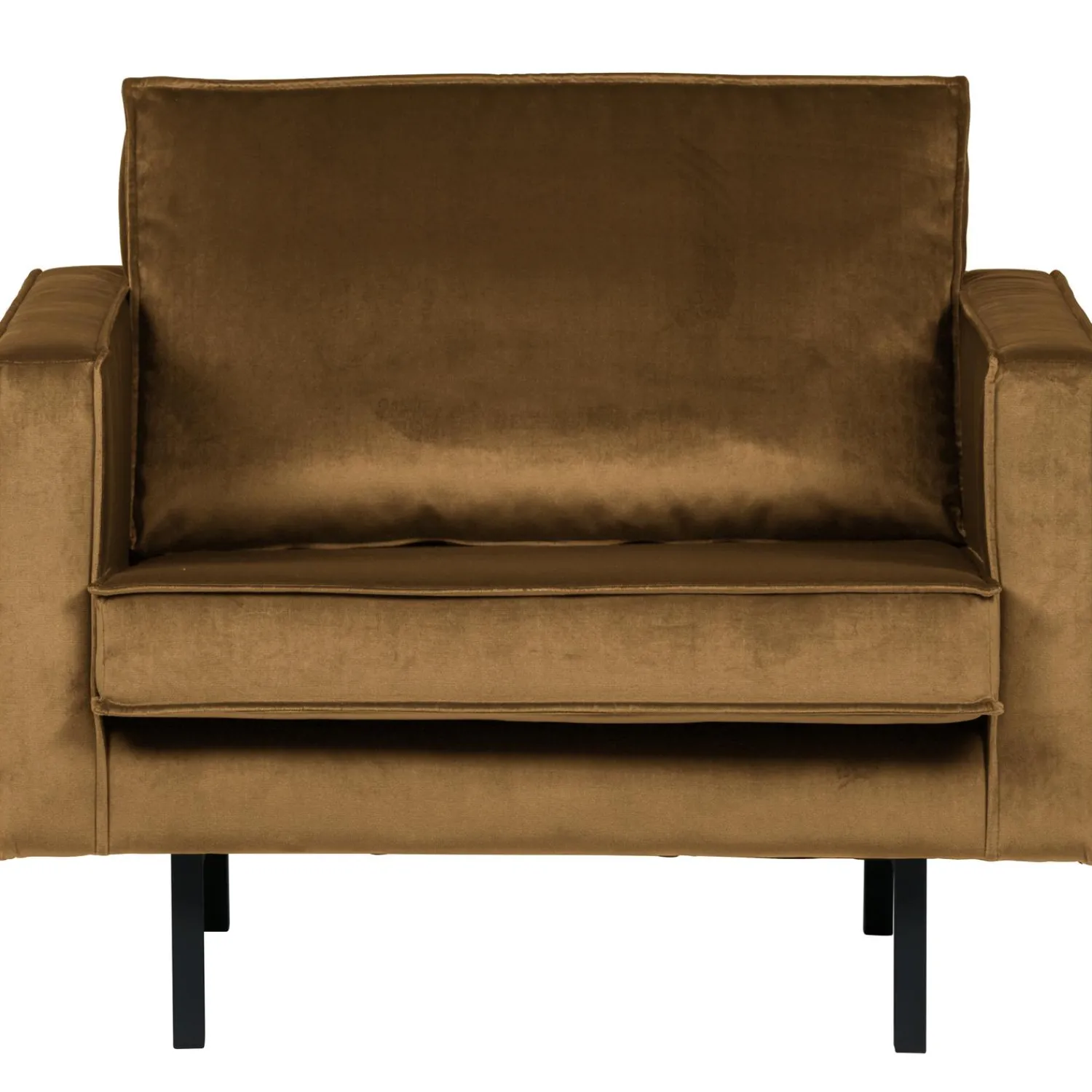 Sale WOOOD Rodeo fauteuil velvet Honinggeel