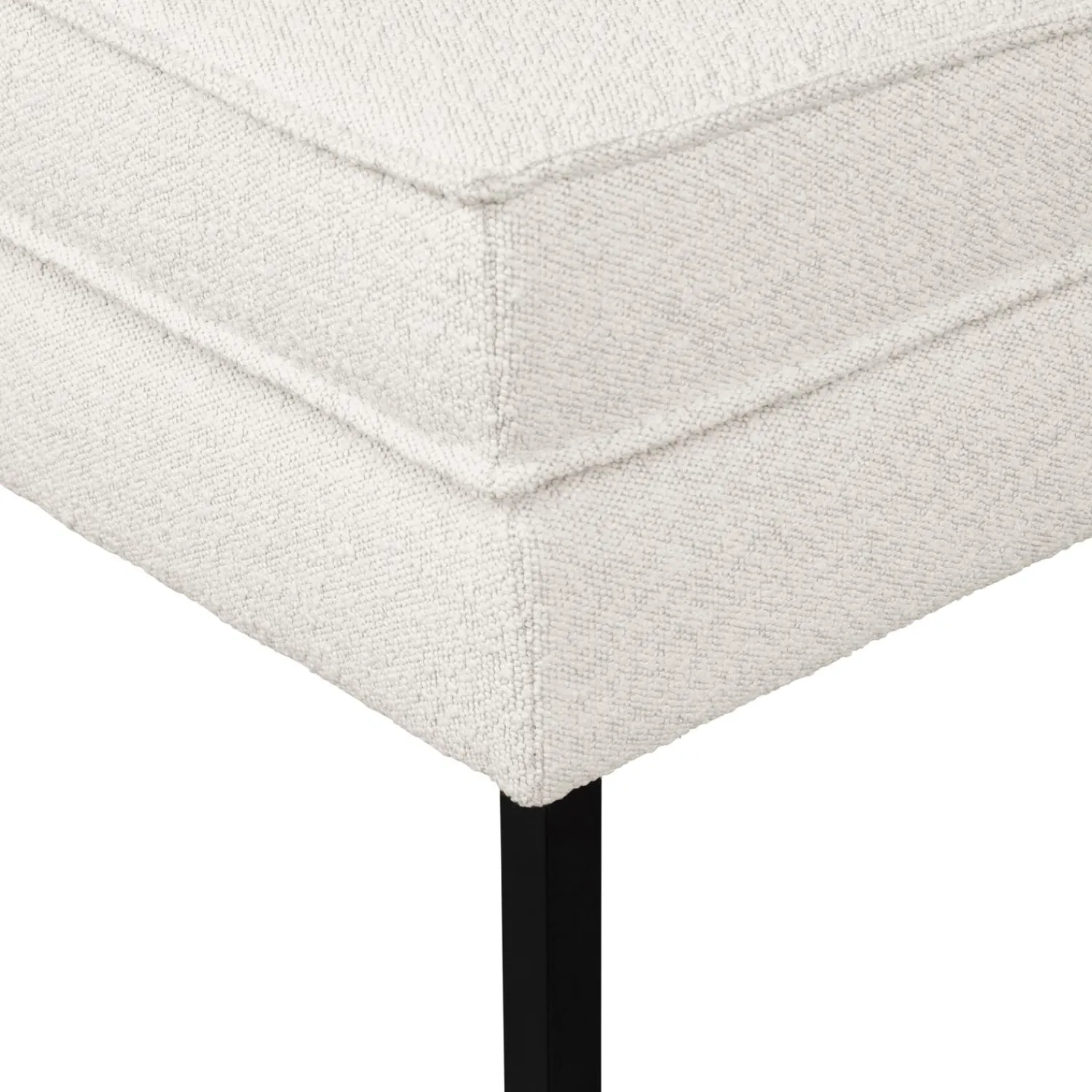 New WOOOD Rodeo hocker op poten bouclé Naturel
