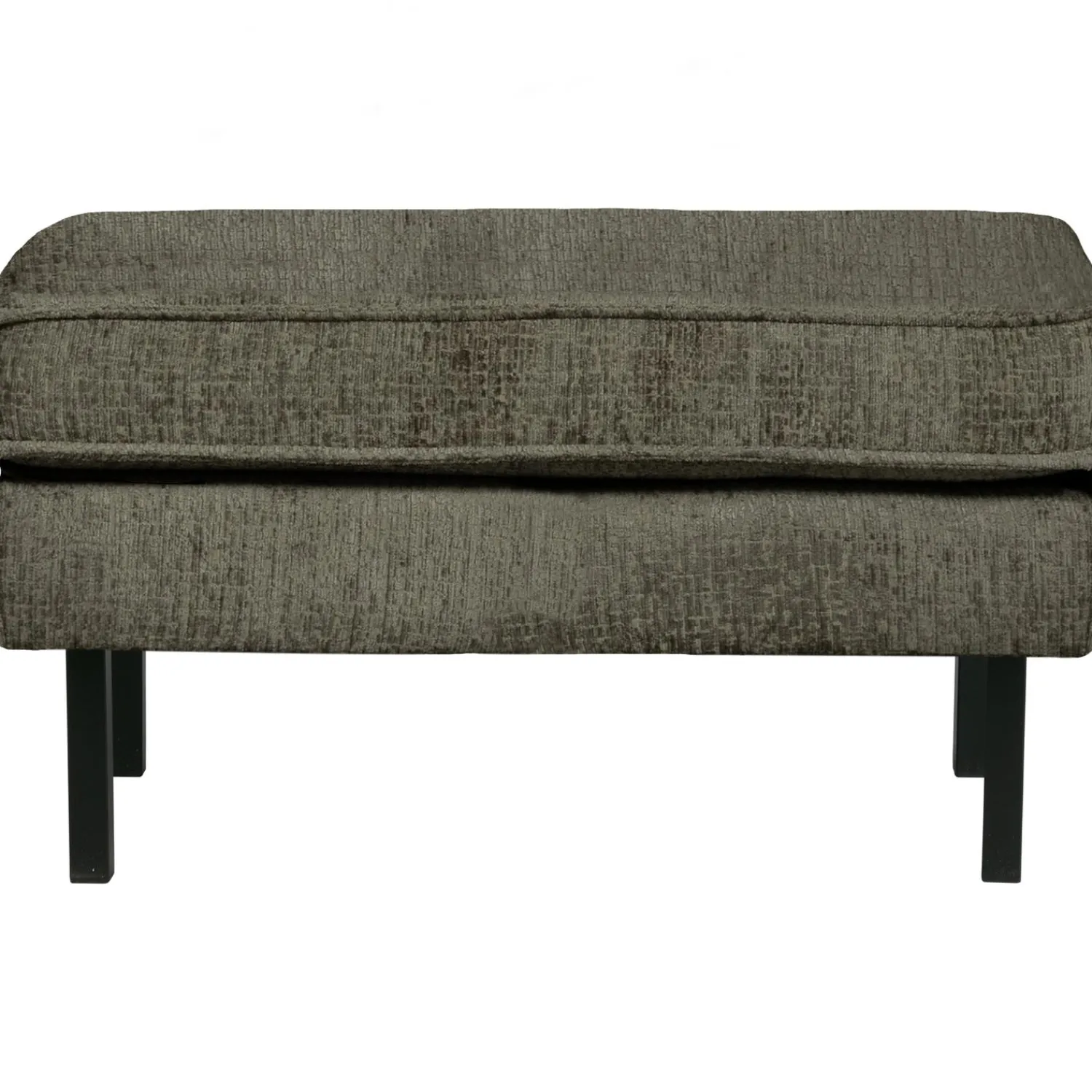 Clearance WOOOD Rodeo hocker op poten structure velvet Frost