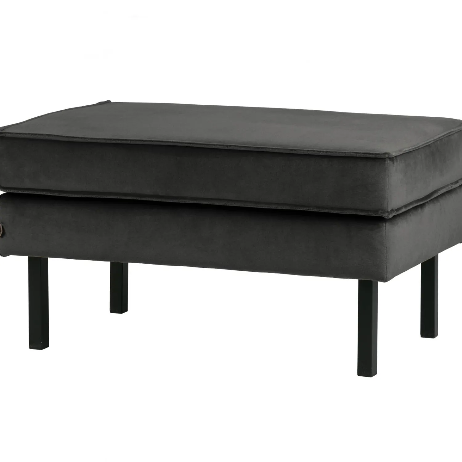 Sale WOOOD Rodeo hocker op poten velvet Antraciet