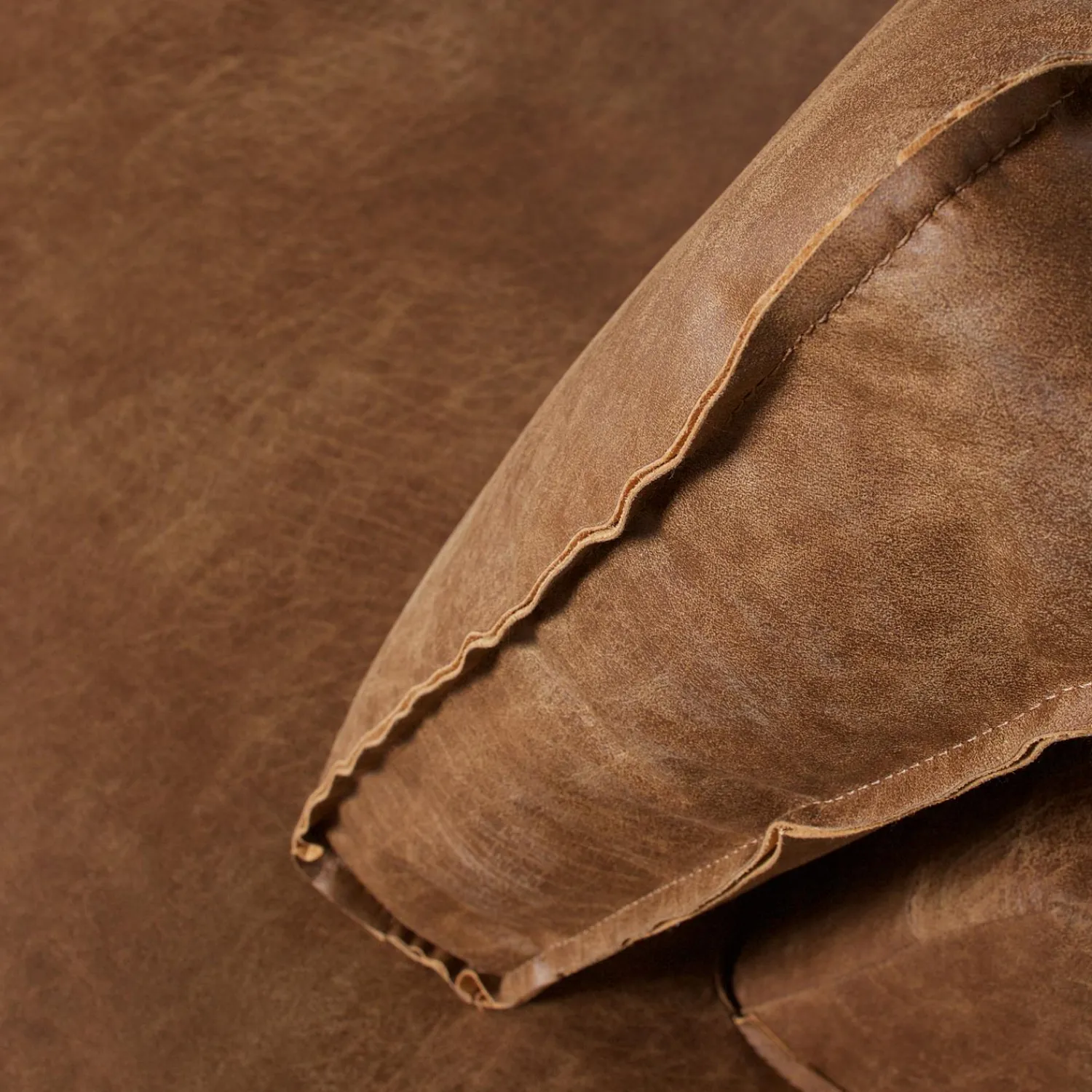 Online WOOOD Rodeo hoekbank rechts ecoleer Cognac
