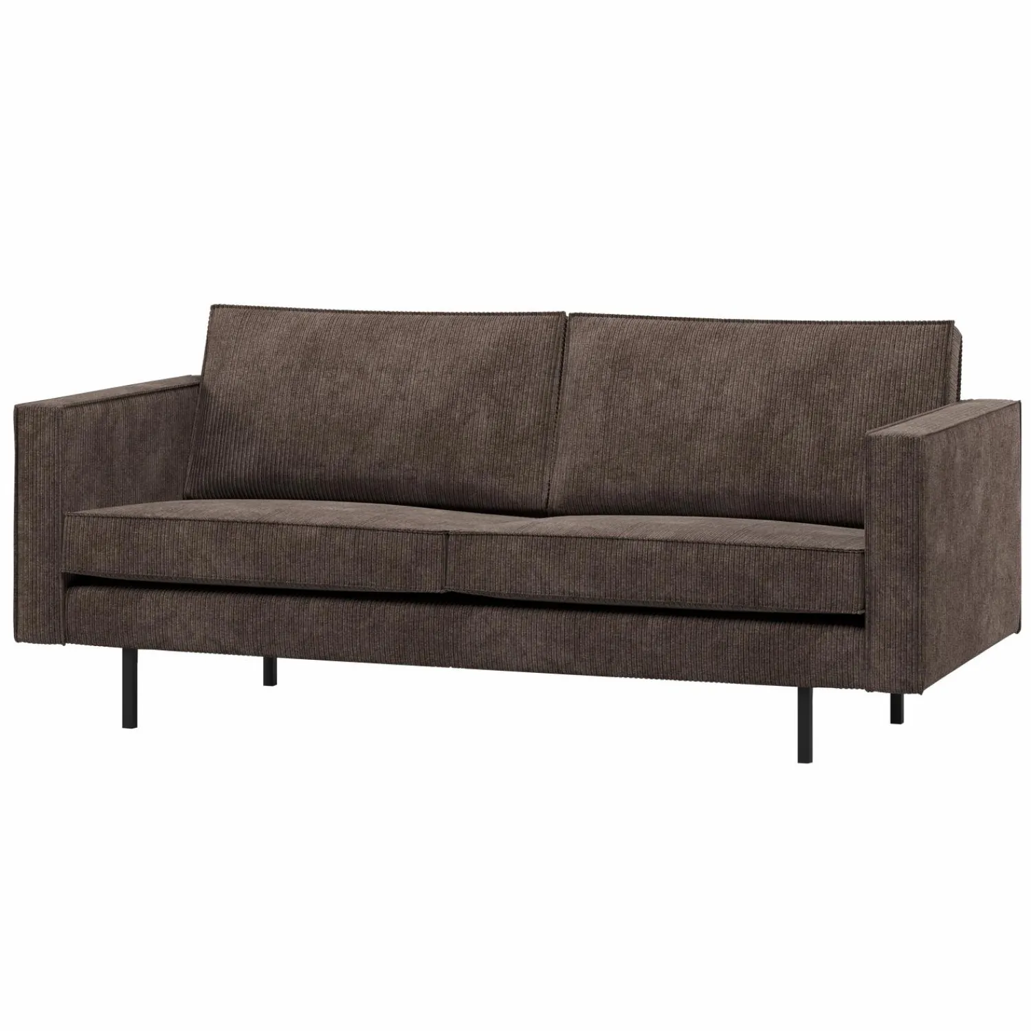 Discount WOOOD Rodeo 2,5-zits bank ribstof Bruin