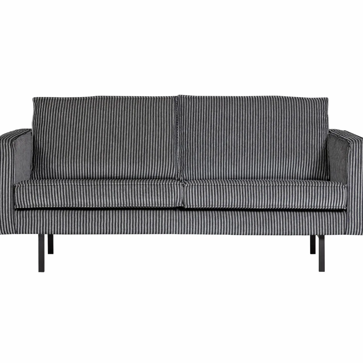 Clearance WOOOD Rodeo 2,5-zits bank streep zwart/grijs