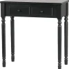 WOOOD Romy hal/kaptafel hout zwart
