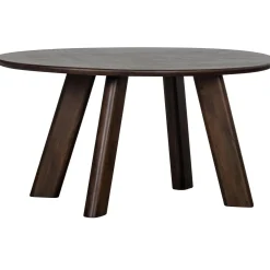 Best WOOOD Roundly eettafel/bureau mango hout walnoot 160x110
