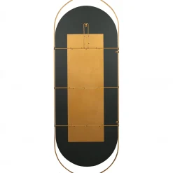 Online WOOOD Sanou passpiegel ovaal XL antique brass 168x60