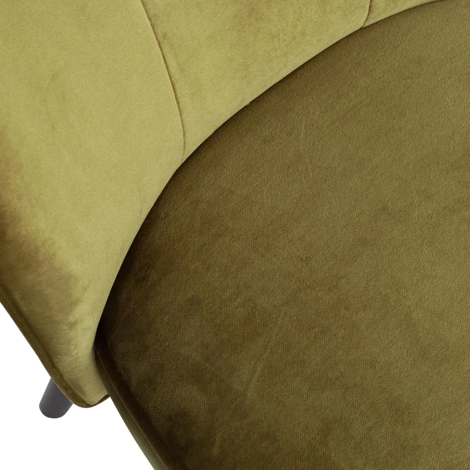 Online WOOOD Sara fauteuil velvet Army