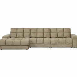Sale WOOOD Second Date chaise longue links structure velvet Wheatfield