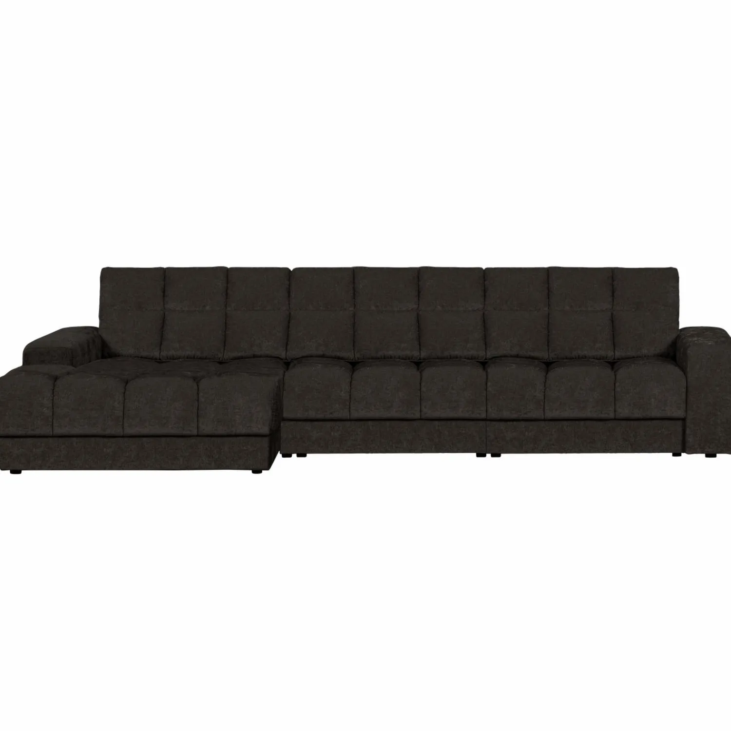Discount WOOOD Second Date chaise longue links vintage Antraciet