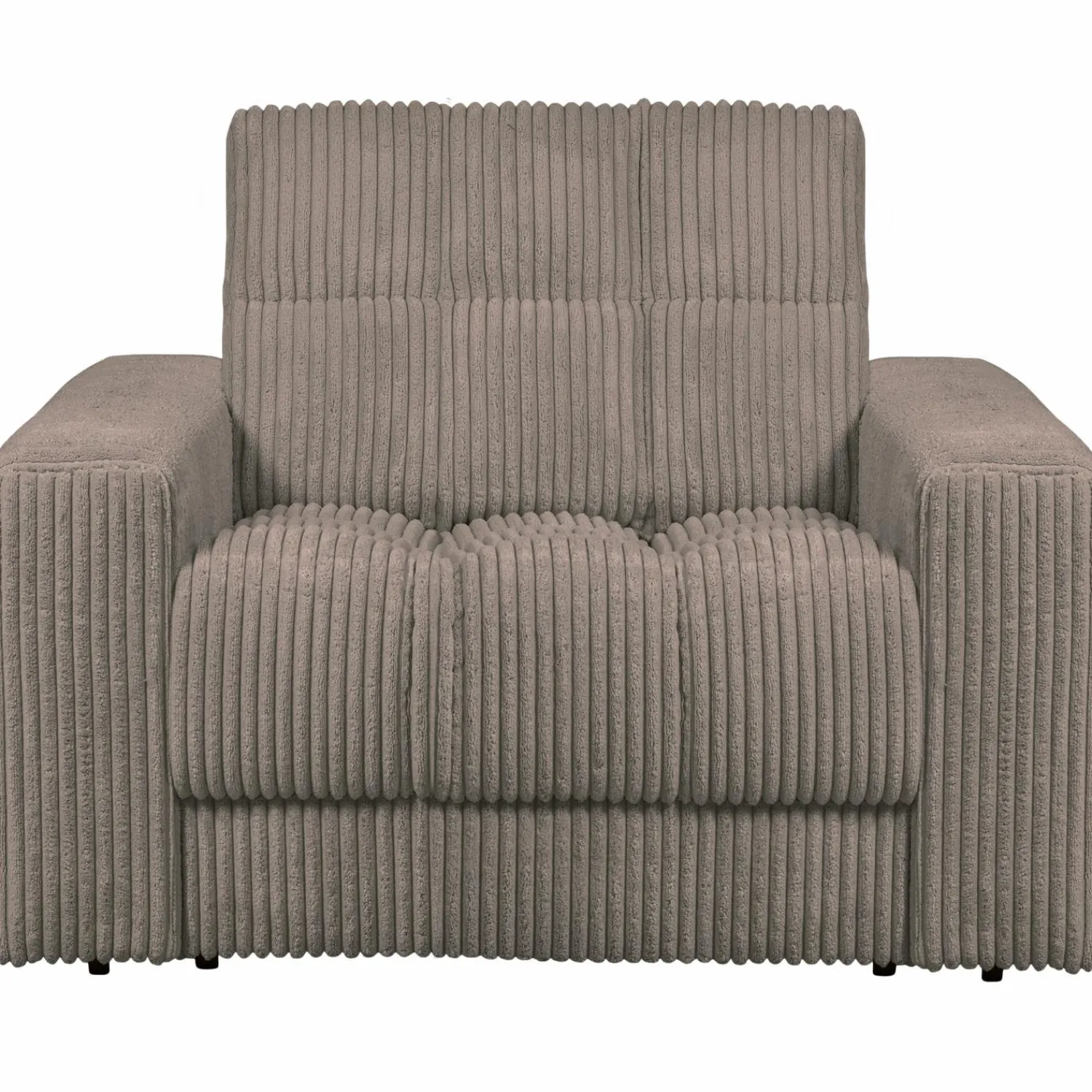 New WOOOD Second Date fauteuil ribstof Mud