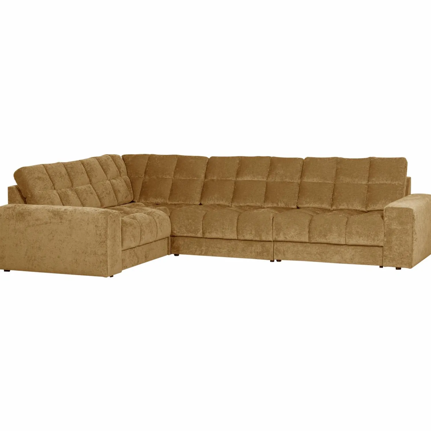 Clearance WOOOD Second Date hoekbank links vintage Goud