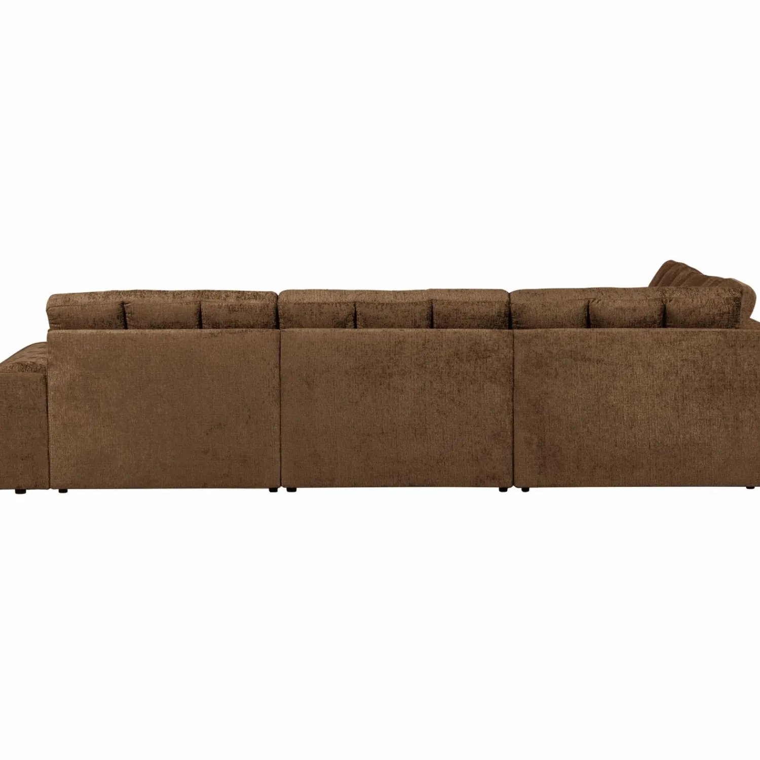 WOOOD Second Date hoekbank links structure velvet Brass
