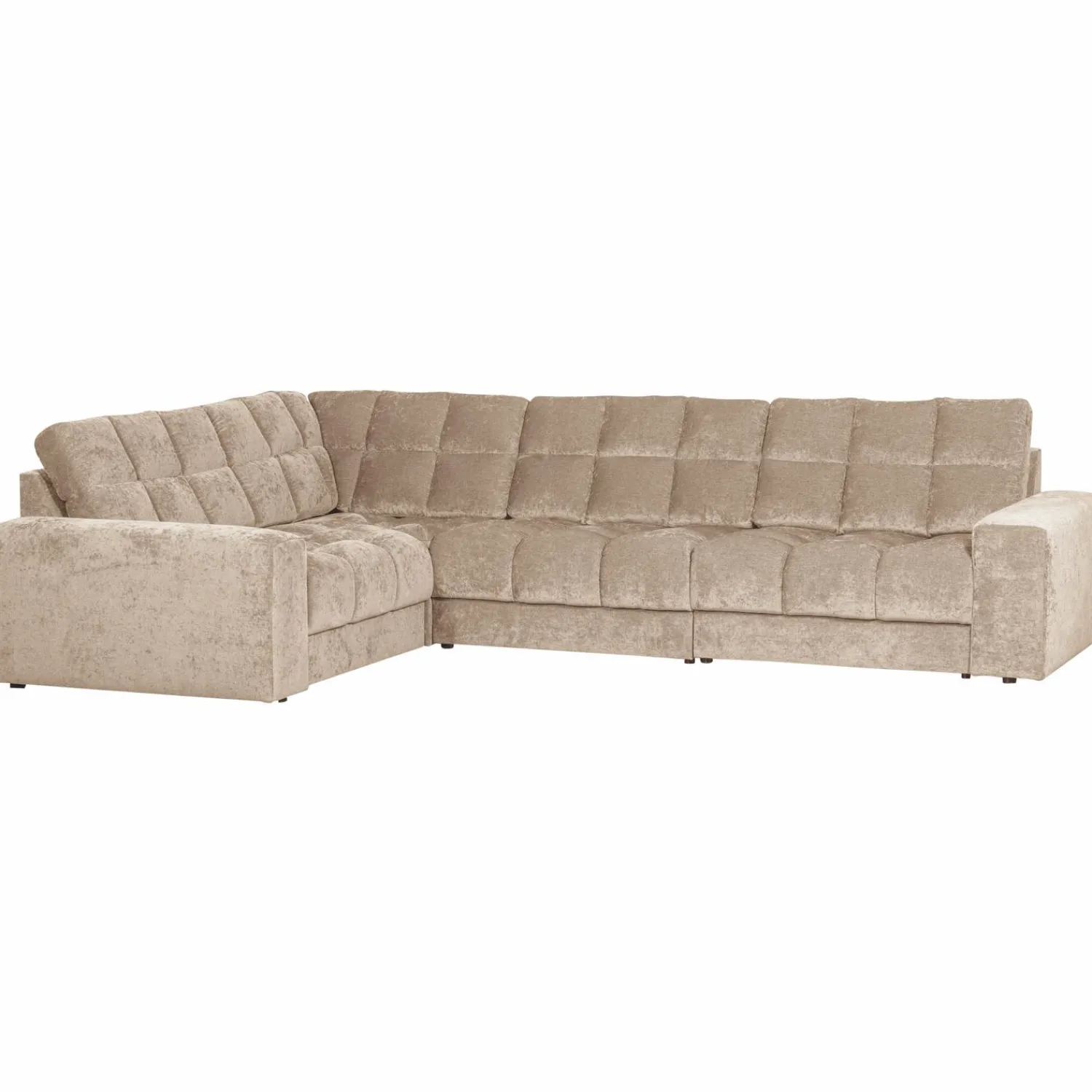 WOOOD Second Date hoekbank links vintage Nougat