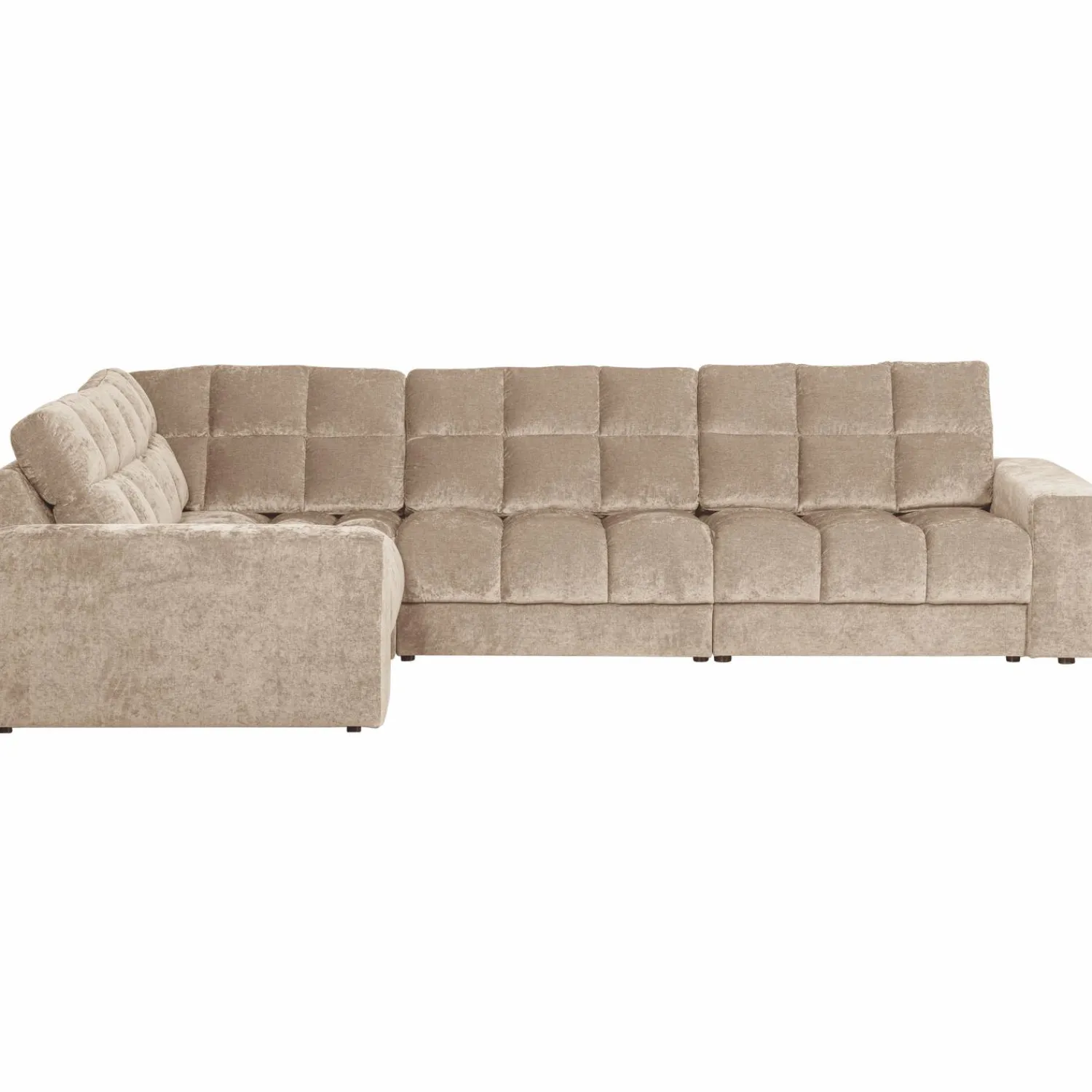 WOOOD Second Date hoekbank links vintage Nougat