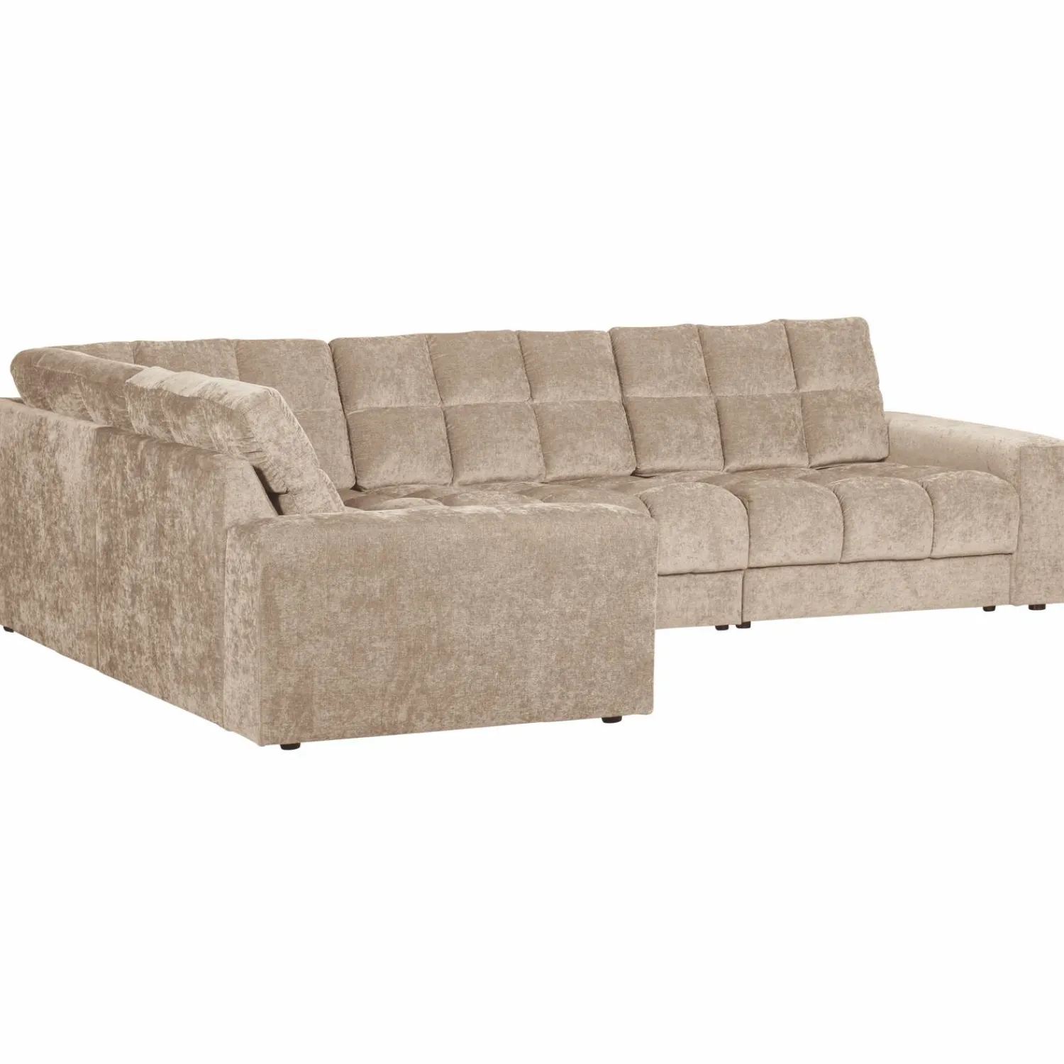 WOOOD Second Date hoekbank links vintage Nougat