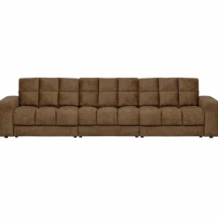 WOOOD Second Date 3-zits bank structure velvet Brass