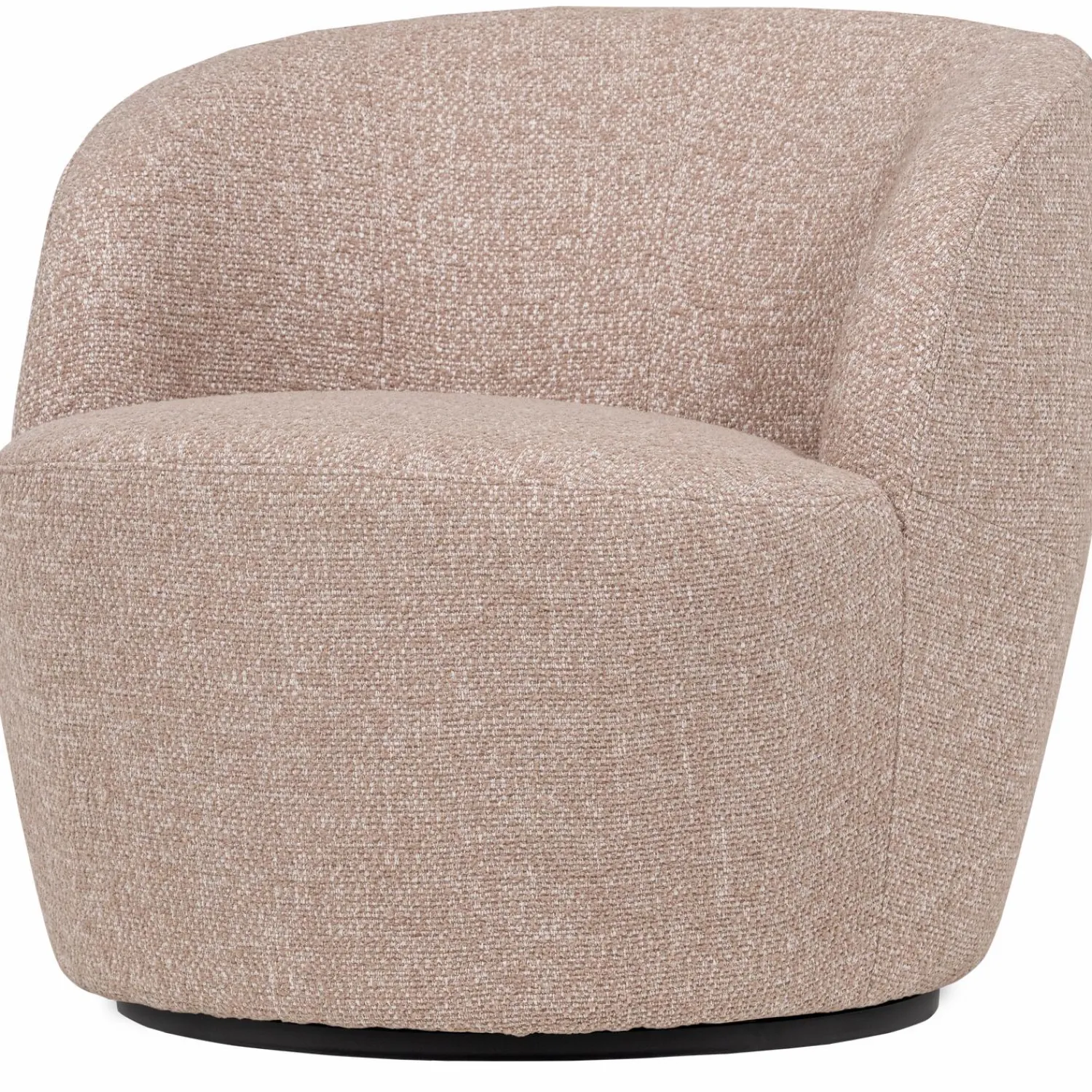 New WOOOD Serra draaifauteuil Naturel melange