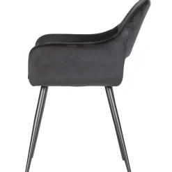Outlet WOOOD Set v 2 - Jelle stoel velvet zwart