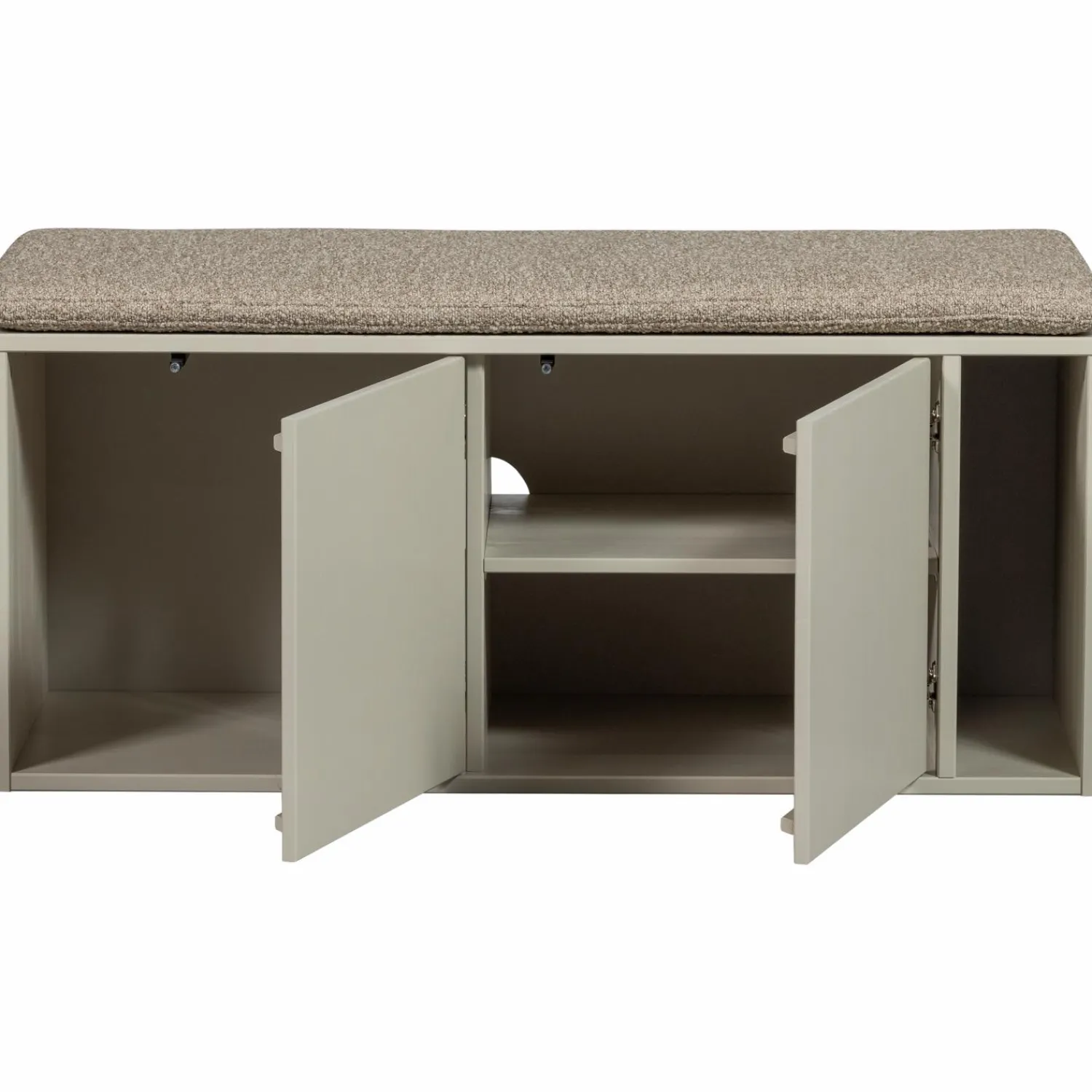 WOOOD Settle Down tv meubel/bankje 108 cm met zitkussen Dust