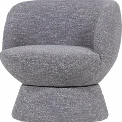WOOOD Shuffle draaifauteuil Grijs melange