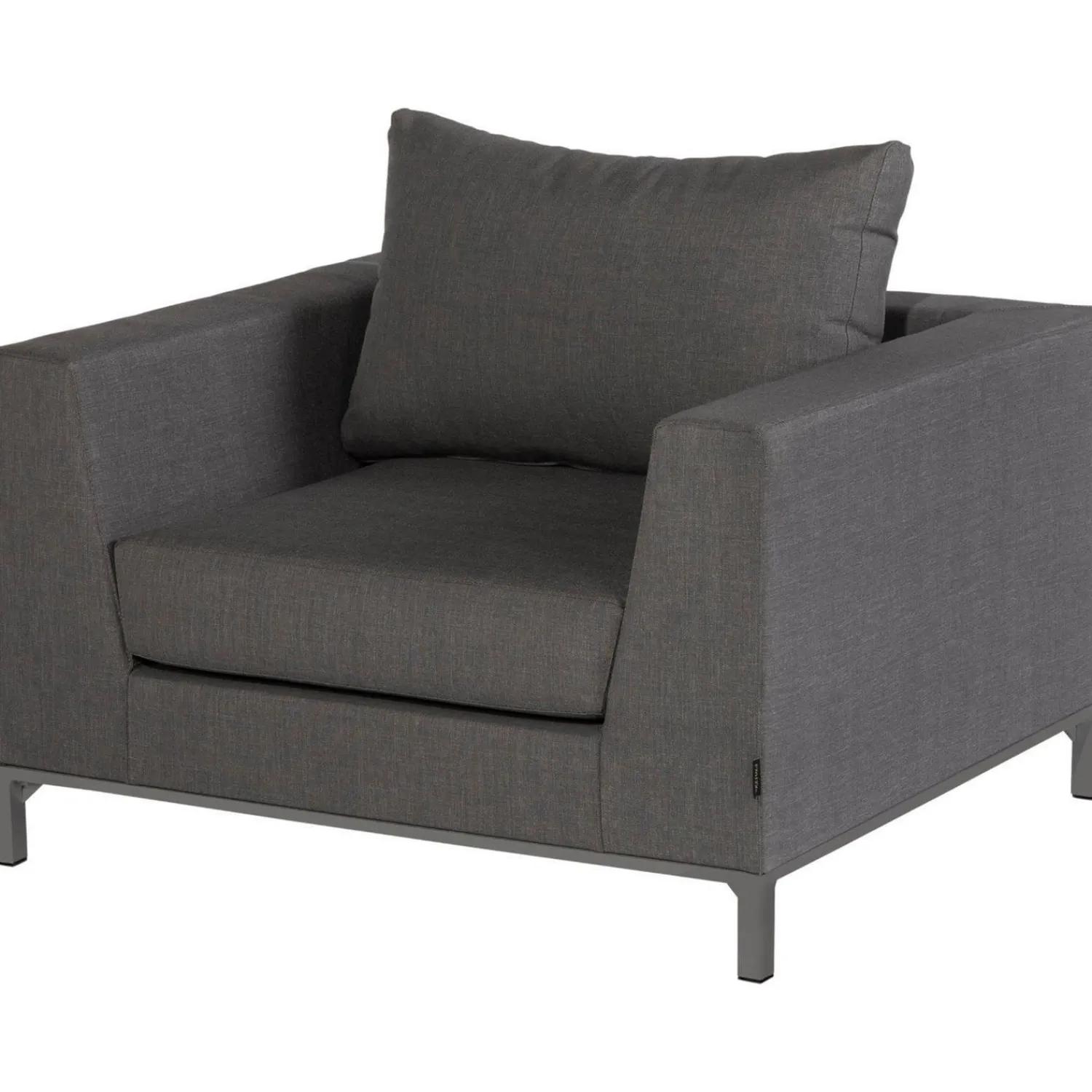 Hot WOOOD Sicilië tuin fauteuil steengrijs
