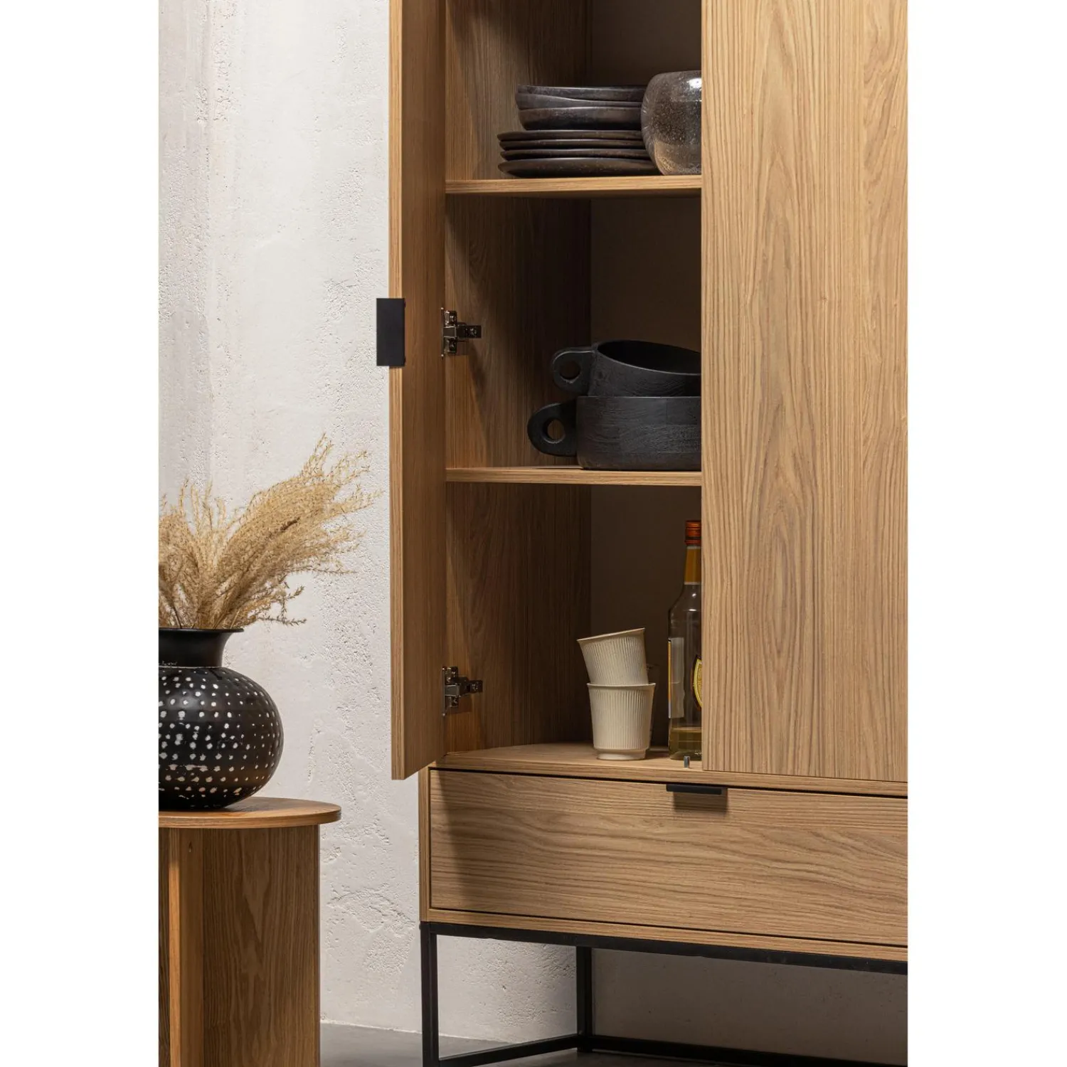 Best WOOOD Silas 2-deurs kast decor Eiken