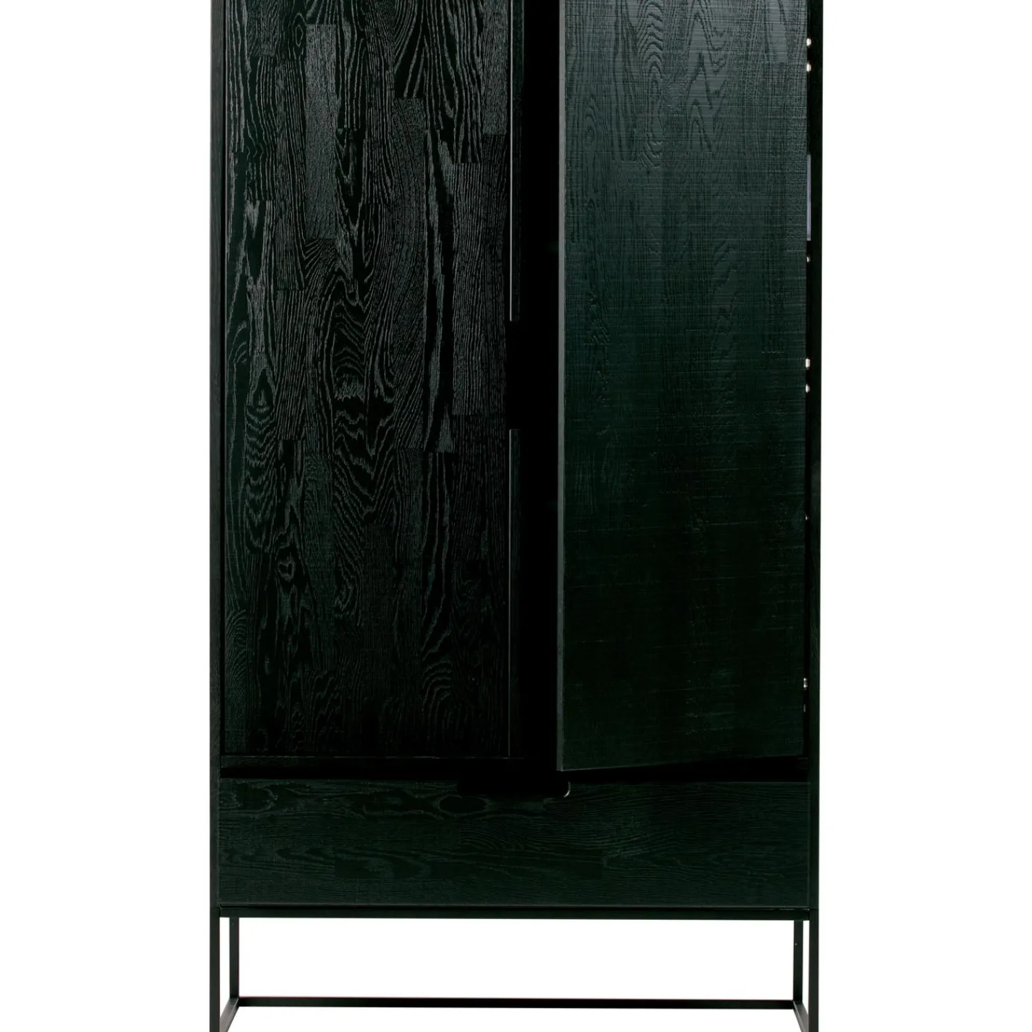 Clearance WOOOD Silas 2-deurs kast essen Blacknight