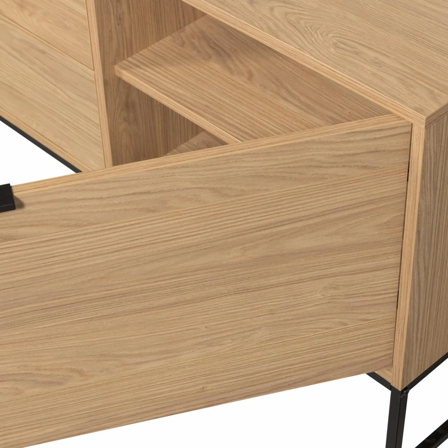 Sale WOOOD Silas tv meubel 180 cm decor Eiken