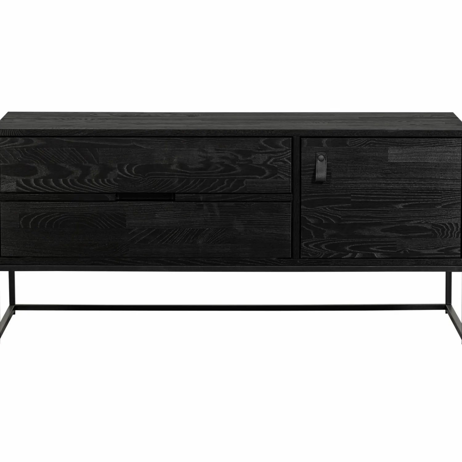Outlet WOOOD Silas tv meubel 120 cm essen Blacknight