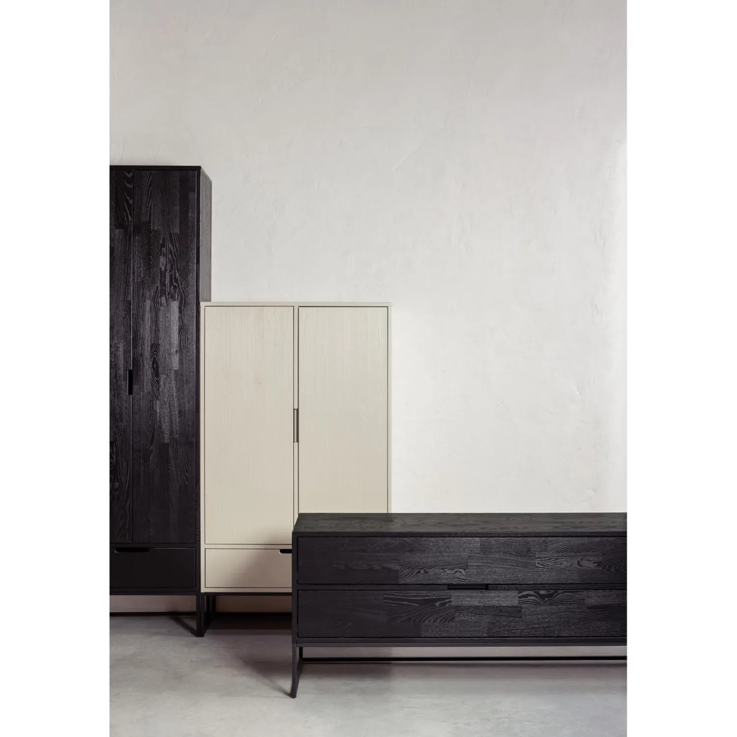 Hot WOOOD Silas tv meubel 180 cm essen Blacknight