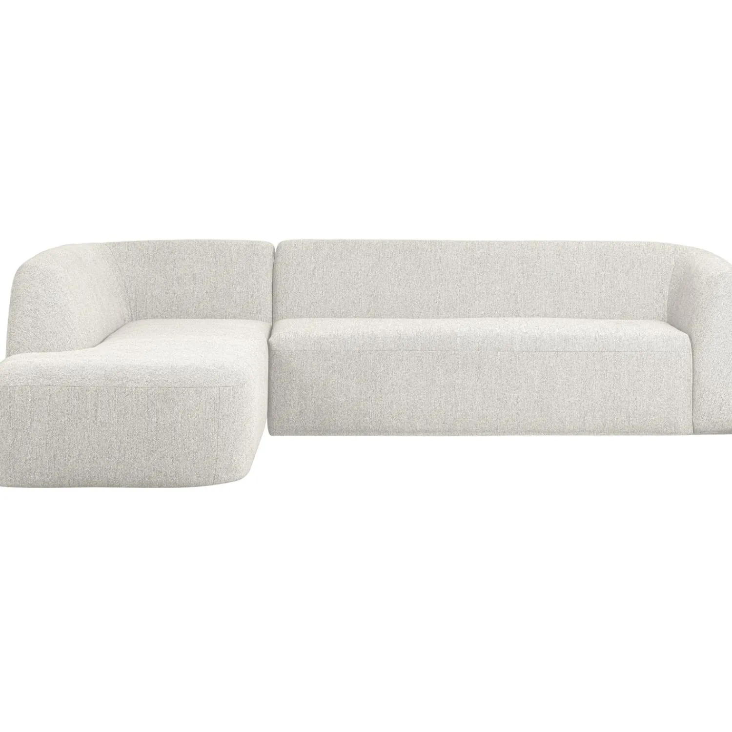 New WOOOD Sloping hoekbank links Pearl melange
